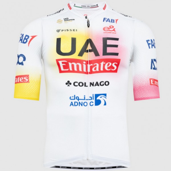 Herren Pissei Team UAE 2024 Magistrale trikot-Giro e Tour Radtrikot De Herren Pissei Team UAE 2024 Magistrale trikot-Giro e Tour Radtrikot De