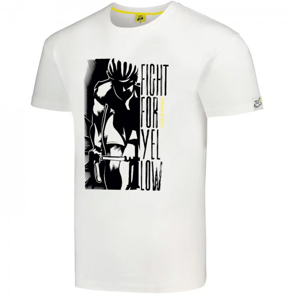 Herren T-Shirt Tour de France Fight For Yellow 2024 Radtrikot De Herren T-Shirt Tour de France Fight For Yellow 2024 Radtrikot De