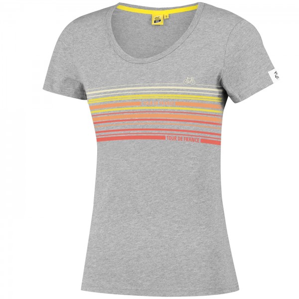 Damen Tour de France 2024 frau t-shirt-Lignes Radtrikot De