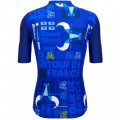 Herren Jersey Santini Tour de France 2024-Turin Radtrikot De Herren Jersey Santini Tour de France 2024-Turin Radtrikot De