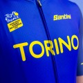 Herren Jersey Santini Tour de France 2024-Turin Radtrikot De Herren Jersey Santini Tour de France 2024-Turin Radtrikot De