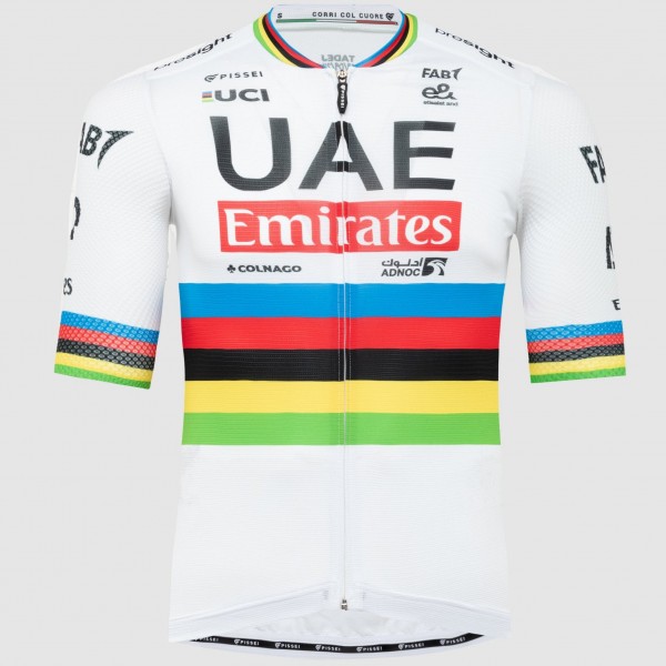 Herren Team UAE 2024 Pissei Magistrale trikot-Weltmeister Radtrikot De Herren Team UAE 2024 Pissei Magistrale trikot-Weltmeister Radtrikot De