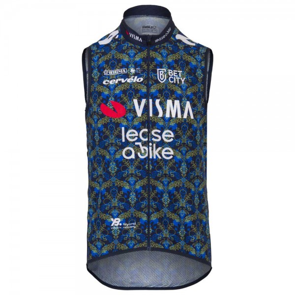 Herren Weste Agu Wind Team Visma Lease a bike 2024-Tdf Radtrikot De