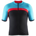 Herren Craft Velo Trikot-Schwarz Rot Blau Radtrikot De Herren Craft Velo Trikot-Schwarz Rot Blau Radtrikot De