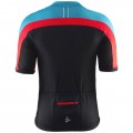 Herren Craft Velo Trikot-Schwarz Rot Blau Radtrikot De Herren Craft Velo Trikot-Schwarz Rot Blau Radtrikot De