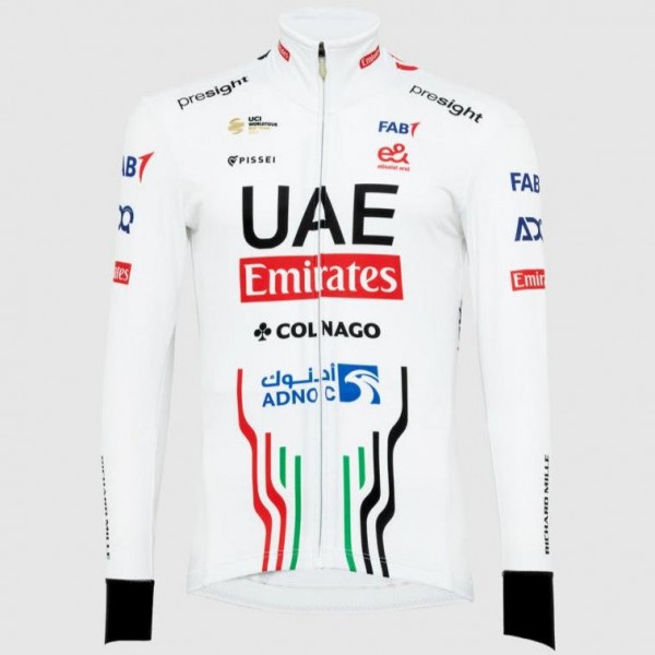 Herren Pissei Team UAE 2024 jacke Radtrikot De Herren Pissei Team UAE 2024 jacke Radtrikot De