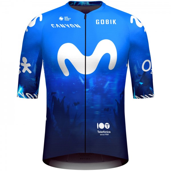 Herren Team Movistar 2024 Infinity trikot Radtrikot De Herren Team Movistar 2024 Infinity trikot Radtrikot De