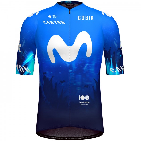 Herren Gobik Movistar 2024 Odyssey trikot Radtrikot De Herren Gobik Movistar 2024 Odyssey trikot Radtrikot De