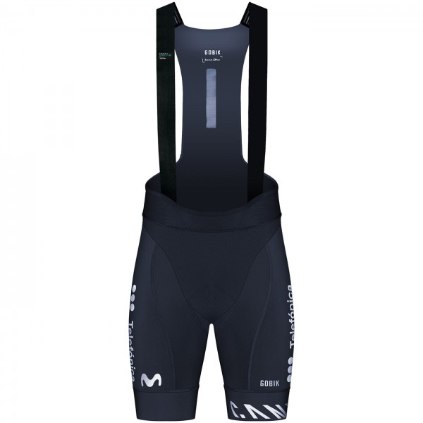 Herren Gobik Movistar 2024 Revolution 2.0 K10 tragerhose Radtrikot De