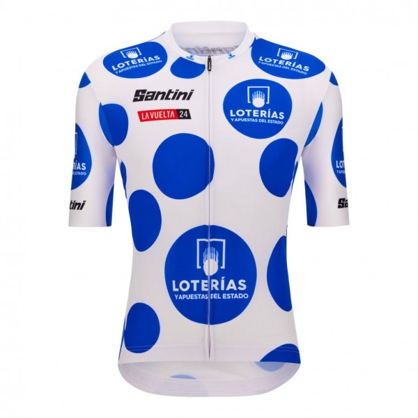 Herren Vuelta Espana Pois trikot 2024 Radtrikot De