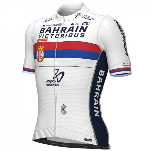 Herren Ale Bahrain Siegreich 2024 PRS Trikot-Serbischer Meister Radtrikot De Herren Ale Bahrain Siegreich 2024 PRS Trikot-Serbischer Meister Radtrikot De