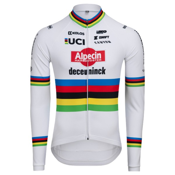 Herren Alpecin Deceuninck 2024 lang arm trikot-WC Radtrikot De Herren Alpecin Deceuninck 2024 lang arm trikot-WC Radtrikot De