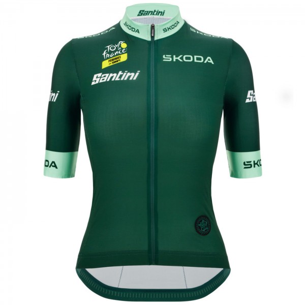 Damen Tour de France 2024 Fan Line Grun frau trikot Radtrikot De Damen Tour de France 2024 Fan Line Grun frau trikot Radtrikot De