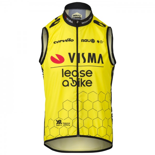 Herren Weste Agu Wind Team Visma Lease a bike 2024 Radtrikot De
