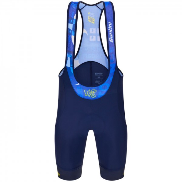 Herren Santini Tour de France 2024 tragerhose-Torino Radtrikot De Herren Santini Tour de France 2024 tragerhose-Torino Radtrikot De