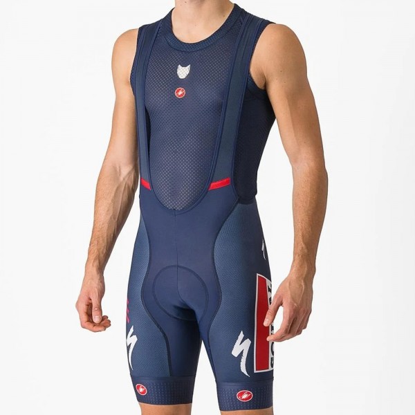 Herren Castelli Soudal Quick-Step 2024 Competizione kurz tragerhose Radtrikot De