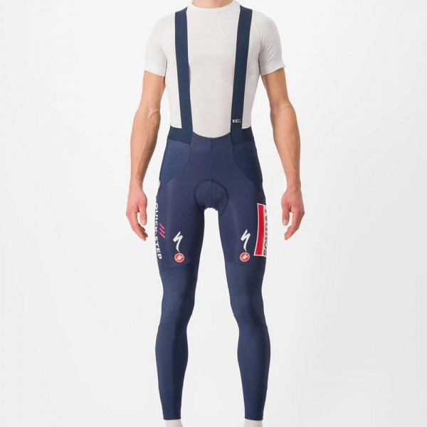 Herren Castelli Soudal Quick-Step 2024 Sorpasso RoS lange tragerhose Radtrikot De