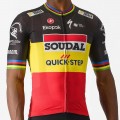 Herren Castelli Soudal Quick-Step 2024 Competizione 3 trikot-Belgian meister Radtrikot De Herren Castelli Soudal Quick-Step 2024 Competizione 3 trikot-Belgian meister Radtrikot De