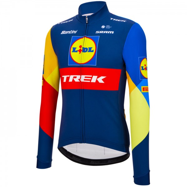 Herren Santini Lidl Trek 2024 langarm trikot Radtrikot De Herren Santini Lidl Trek 2024 langarm trikot Radtrikot De