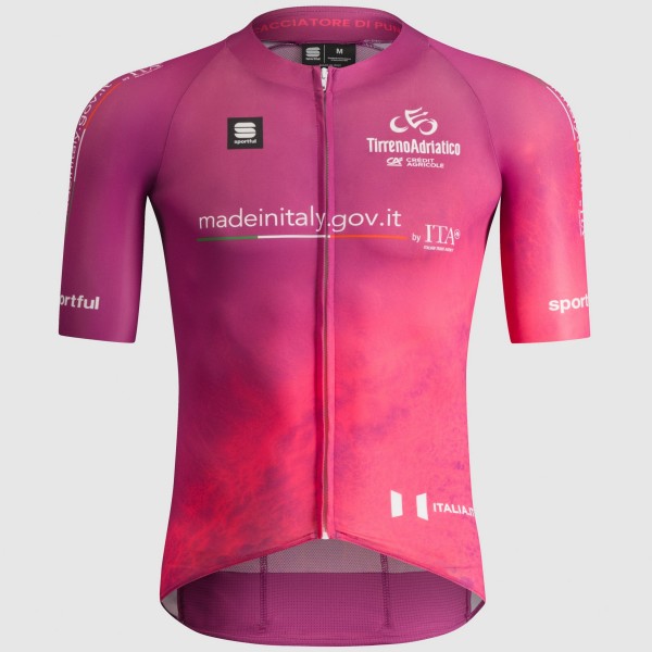Herren Sportful Tirreno Adriatico 2025 trikot-Ciclamino Radtrikot De