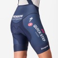 Damen Castelli Soudal Quick-Step 2025 Competizione 2 DT frau kurz tragerhose Radtrikot De