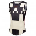 Herren Santini Paris Roubaix armellose unterhemd 2025 Radtrikot De Herren Santini Paris Roubaix armellose unterhemd 2025 Radtrikot De