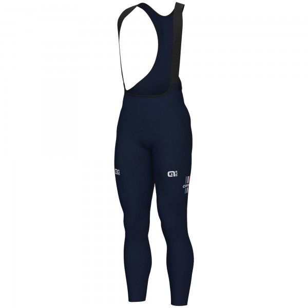 Herren Ale Französische Nationalmannschaft 2025 lange tragerhose Radtrikot De