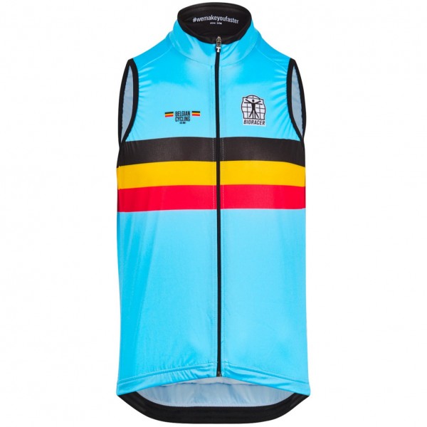 Herren Bioracer Belgischen National 2025 Icon weste Radtrikot De