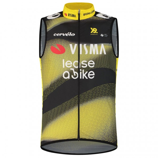 Herren Weste Team Visma Lease a bike 2025 Wind The Swarm-Tdf Radtrikot De
