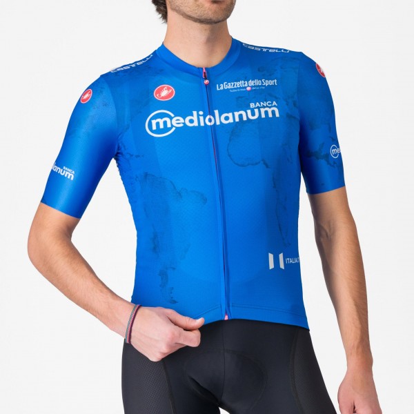Herren Blau Trikot Giro d'Italia 2025 Competizione 3 Radtrikot De