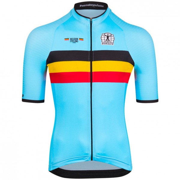 Herren Bioracer Belgischen Nationalen 2025 Icon Classic trikot Radtrikot De