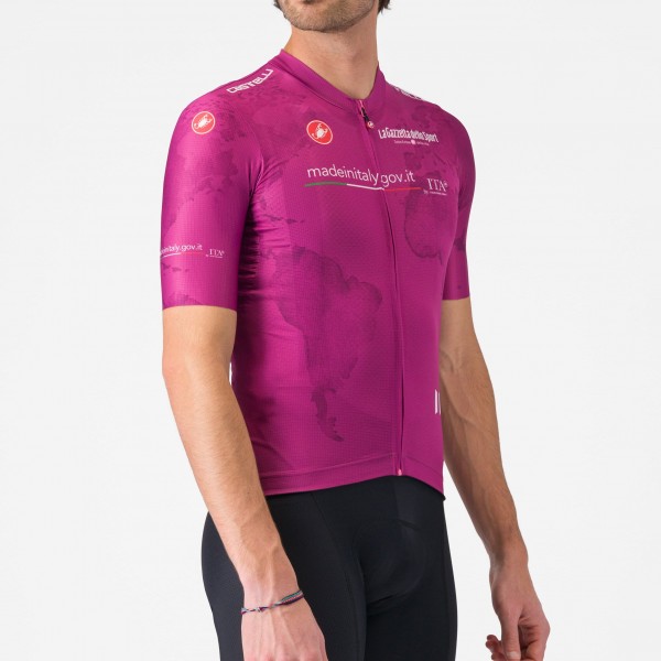 Herren Ciclamino-Trikot Giro d'Italia 2025 Competizione 3 Radtrikot De
