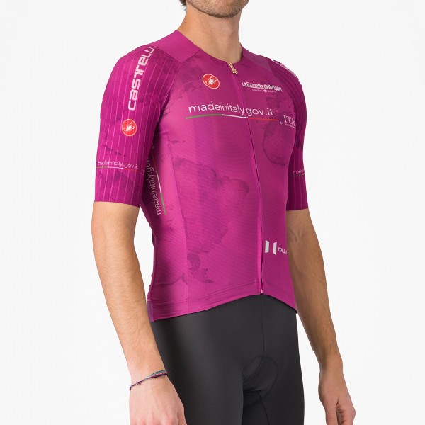 Herren Ciclamino Trikot Giro d'Italia 2025 Race 8S Radtrikot De