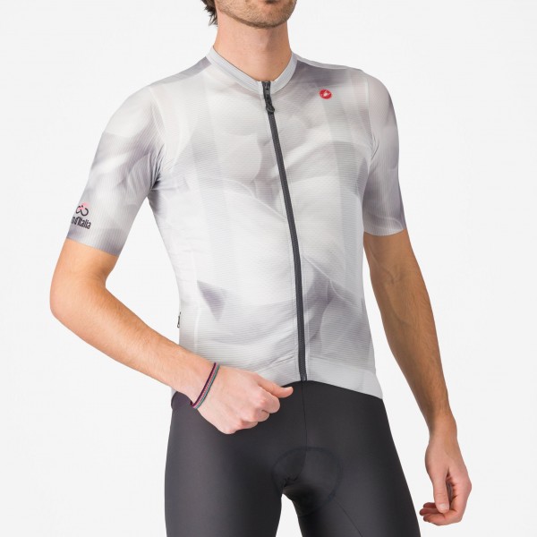 Herren Trikot Giro d'Italia 2025 Espresso-Grau Radtrikot De
