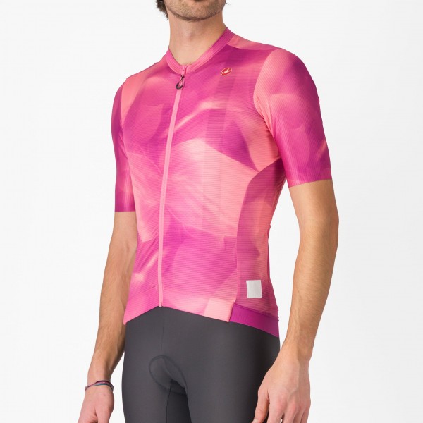 Herren Trikot Giro d'Italia 2025 Espresso-Rosa Radtrikot De