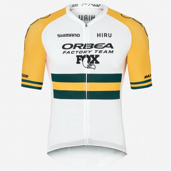 Herren Hiru Orbea Factory Team 2025 Core Trikot-Australischer Meister Radtrikot De