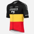 Herren Hiru Orbea Factory Team 2025 Core trikot-Belgischer Meister Radtrikot De