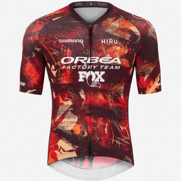 Herren Hiru Orbea Factory Team 2025 Core trikot-Sudafrica Radtrikot De