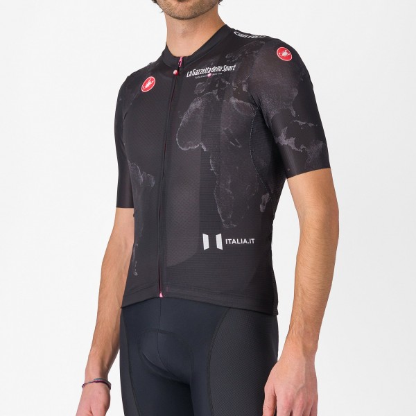 Herren Schwarzes Trikot Giro d'Italia 2025 Competizione 3 Radtrikot De