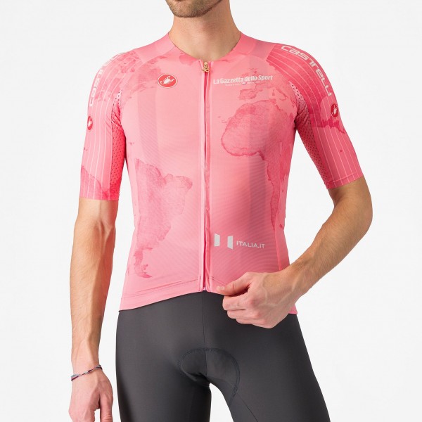 Herren Rosa Trikot Giro d'Italia 2025 Race 8S Radtrikot De