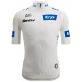 Herren Santini Weiß Tour de France 2025 Fan Linie trikot Radtrikot De