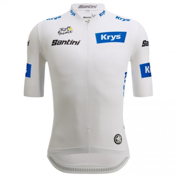Herren Weiße Trikot Tour de France 2025 Offiziell Radtrikot De