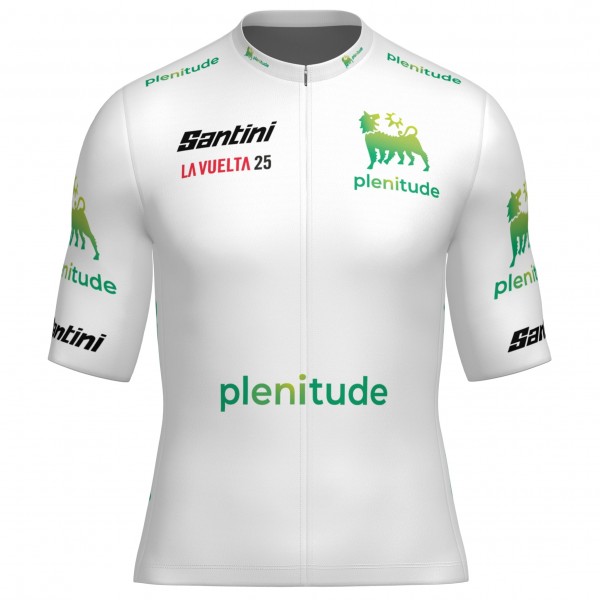 Herren Santini Weiss Vuelta Espana 2025 trikot Radtrikot De