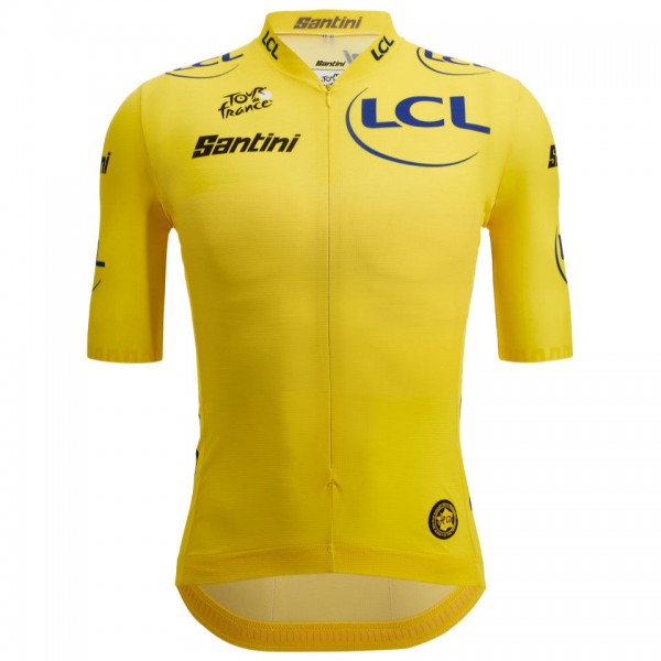 Herren Gelbes Trikot Tour de France 2025 Offiziell Radtrikot De