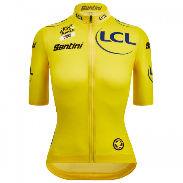 Damen Gelbes Trikot frau Tour de France 2025 Fan Line Radtrikot De Damen Gelbes Trikot frau Tour de France 2025 Fan Line Radtrikot De