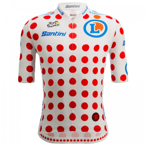 Herren Trikot Santini Punkte Tour de France 2025 Offiziell Radtrikot De