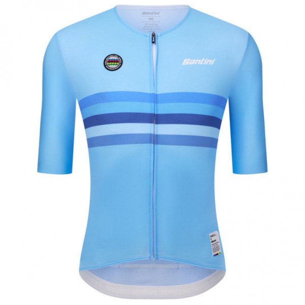 Herren Santini UCI Weltmeister trikot 2025-Belgien Radtrikot De