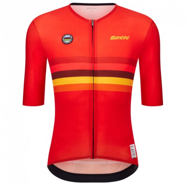 Herren Santini UCI Weltmeister 2025 trikot-Spanien Radtrikot De
