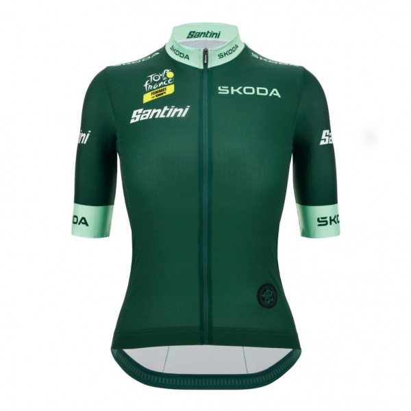 Damen Grüne frau trikot Tour de France 2025 Fan Line Radtrikot De Damen Grüne frau trikot Tour de France 2025 Fan Line Radtrikot De