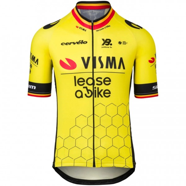 Herren Team Visma Lease a bike 2025 trikot-Wout Van Aert Radtrikot De
